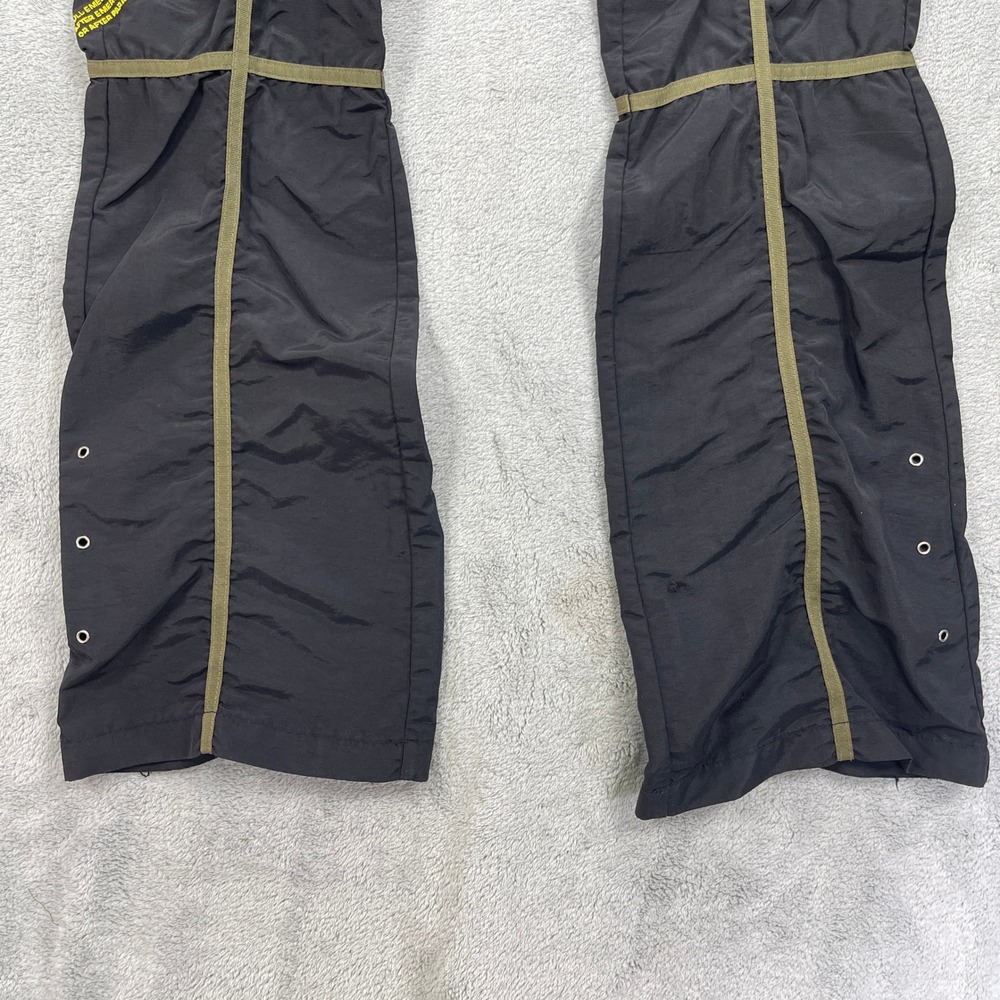 Parasuco Cargo Pants Mens 32 Black Parachute Techwear Cyberpunk Ergonomic Y2K - Picture 3 of 15